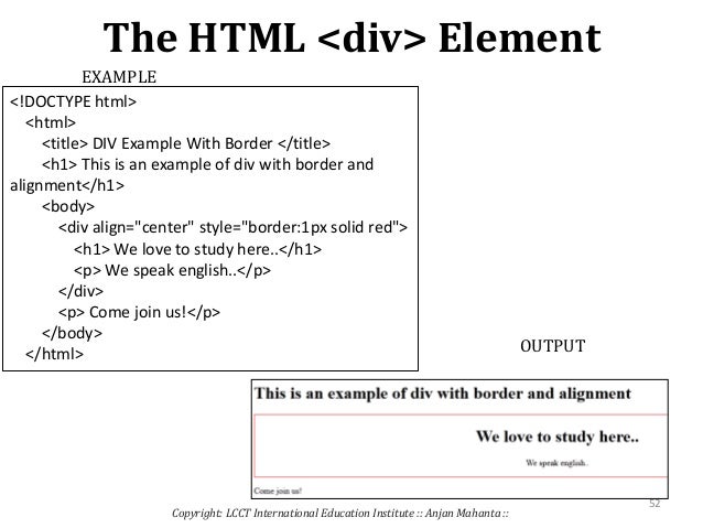Html Programs Examples With Output Pdf